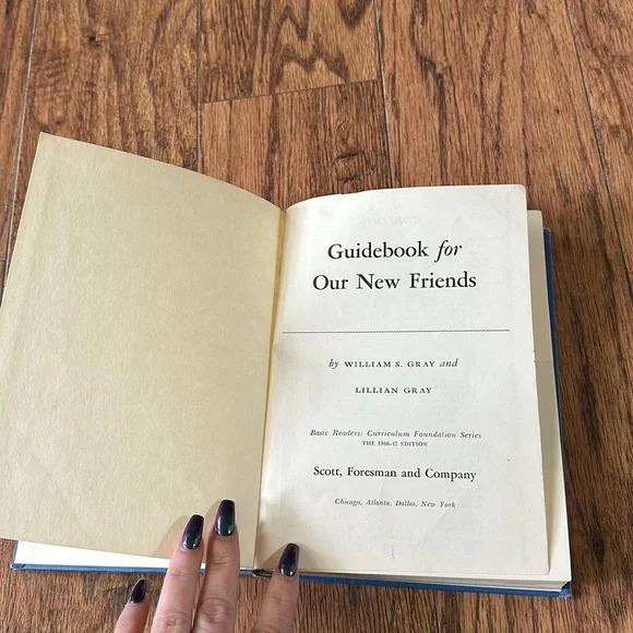 Vintage Our New Friends school book teachers edition 1946 -1947 hardcover series - Picture 5 of 7